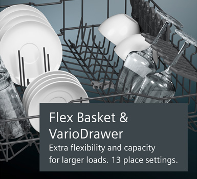 Siemens Flex basket &amp; vario drawer Feature